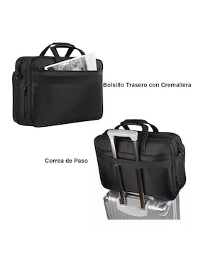 Maletín Lab.g con compartimiento para laptop 17 pulgadas y celular