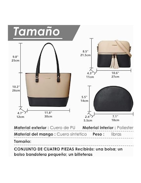 Bolsa tote Lab.G para mujer
