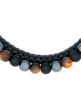 Pulsera Pineda Covalin de piel con acabado mate