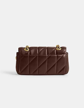 Bolsa shoulder Coach Quilted Pillow de piel para mujer