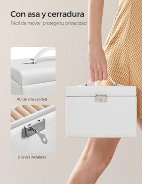Alhajero Songmics Home Bridie con espejo y cerradura