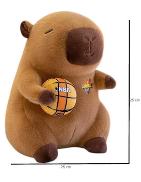 Peluche de capibara Lab.g hecho a mano