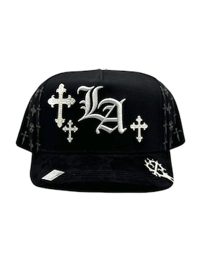 Gorra visera semicurva snapback Big Boss La Cruz Gray para hombre