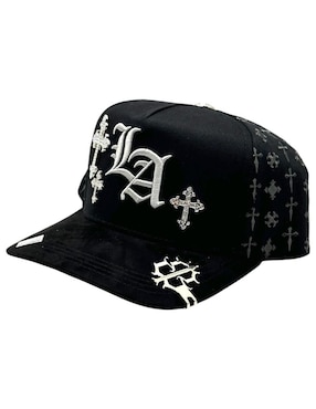 Gorra visera semicurva snapback Big Boss La Cruz Gray para hombre