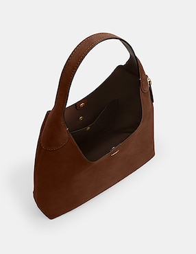 Bolsa shoulder Coach Suede de piel para mujer