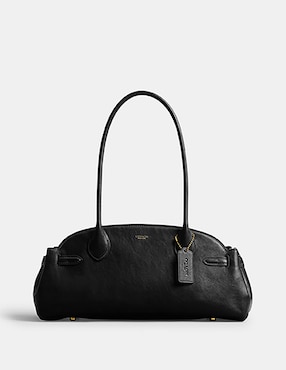 Bolsa carry all Coach Glazed Leather de piel para mujer