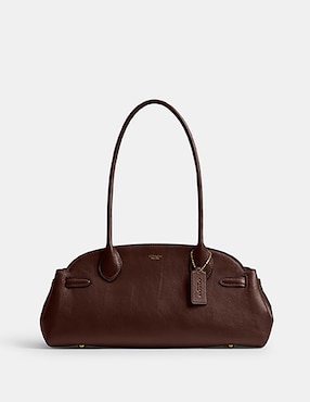 Bolsa carry all Coach Glazed Leather de piel para mujer
