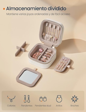 Alhajero de viaje Songmics Home Anah con espejo