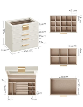 Alhajero Songmics Home Gisella con cerradura
