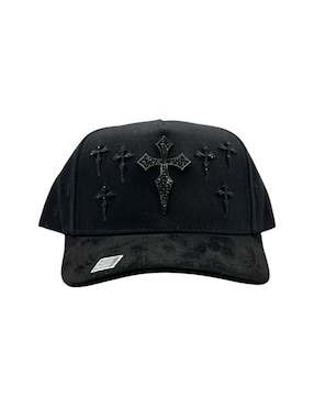 Gorra visera semicurva snapback Big Boss Cruz Black para hombre
