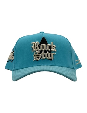 Gorra visera curva snapback casual Jc Hats Rockstar Blue para hombre
