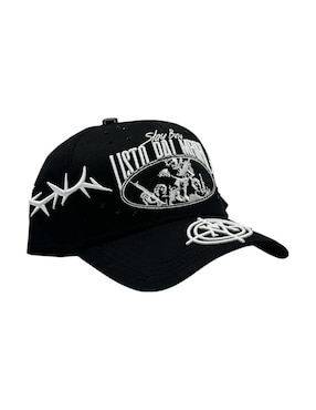 Gorra visera curva snapback casual Baez Listo Pal Meneo para hombre