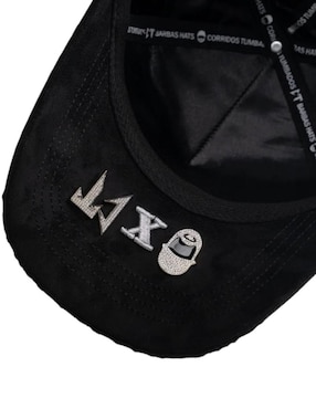 Gorra visera curva snapback casual Barbas Hats Rockstar I CT para hombre