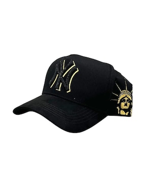 Gorra visera curva snapback casual Big Boss NY Crystal Gold para hombre