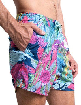 Traje de baño Pineda Covalin con bolsillos para hombre