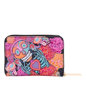 Cartera Pineda Covalin día muertos catrina para mujer