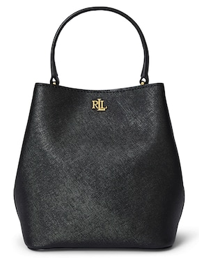 Bolsa bucket Lauren Ralph Lauren de piel para mujer