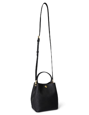 Bolsa bucket Lauren Ralph Lauren de piel para mujer