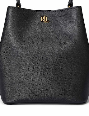 Bolsa bucket Lauren Ralph Lauren de piel para mujer