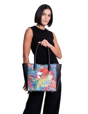 Bolsa tote Pineda Covalin Guacamaya para mujer