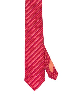 Corbata Pineda Covalin regular de seda estampado gráfico para hombre
