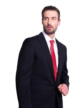 Corbata Pineda Covalin regular de seda estampado gráfico para hombre