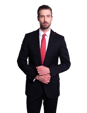 Corbata Pineda Covalin regular de seda estampado gráfico para hombre