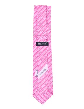 Corbata Pineda Covalin regular de seda estampado gráfico para hombre