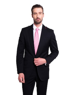 Corbata Pineda Covalin regular de seda estampado gráfico para hombre