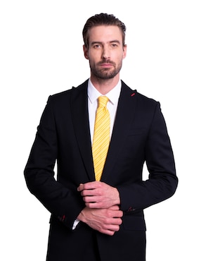 Corbata Pineda Covalin regular de seda estampado gráfico para hombre