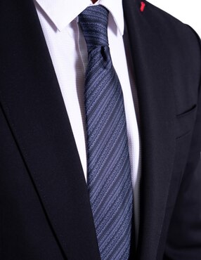 Corbata Pineda Covalin regular de seda estampado para hombre