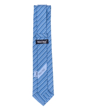 Corbata Pineda Covalin regular de seda estampado gráfico para hombre