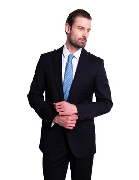 Corbata Pineda Covalin regular de seda estampado gráfico para hombre