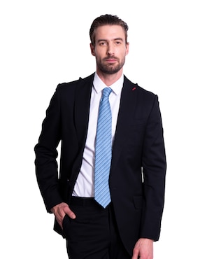 Corbata Pineda Covalin regular de seda estampado gráfico para hombre