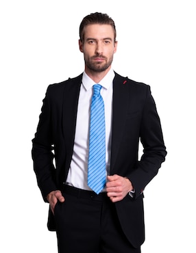 Corbata Pineda Covalin regular de seda estampado para hombre
