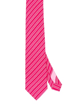 Corbata Pineda Covalin regular de seda estampado para hombre