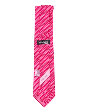 Corbata Pineda Covalin regular de seda estampado para hombre