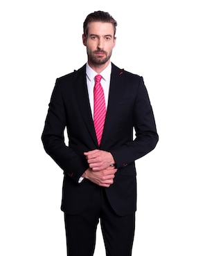 Corbata Pineda Covalin regular de seda estampado para hombre