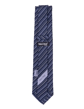 Corbata Pineda Covalin regular de seda estampado para hombre