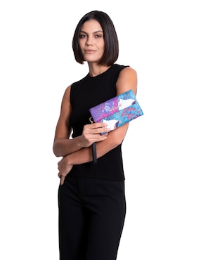 Bolsa wristlet Pineda Covalin Guacamaya para mujer