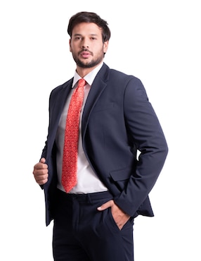 Corbata Pineda Covalin regular de seda estampado gráfico para hombre