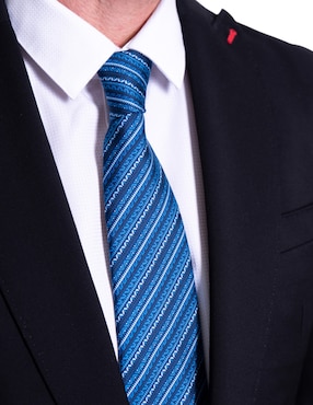 Corbata Pineda Covalin regular de seda estampado para hombre