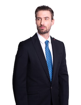 Corbata Pineda Covalin regular de seda estampado para hombre