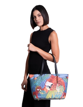 Bolsa tote Pineda Covalin Guacamaya para mujer