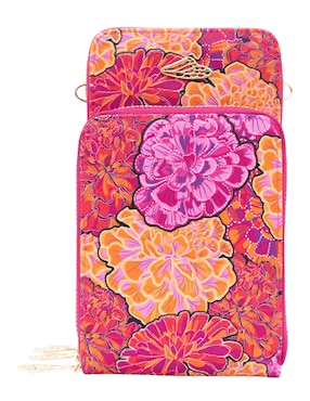 Bolsa crossbody Pineda Covalin Cempasúchil de piel para mujer