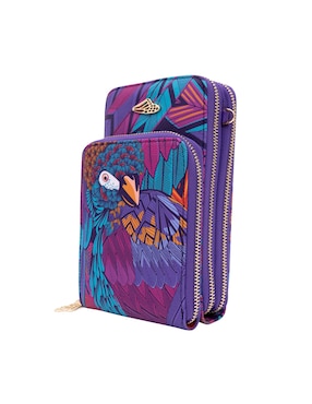 Bolsa crossbody Pineda Covalin Guacamaya de piel para mujer