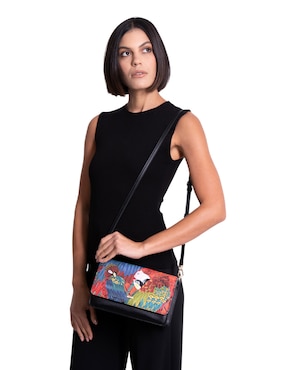 Bolsa crossbody Pineda Covalin Guacamaya para mujer