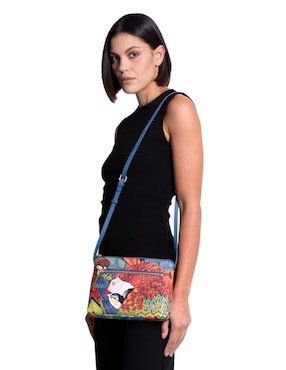 Bolsa crossbody Pineda Covalin Guacamaya para mujer