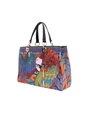 Bolsa satchel Pineda Covalin Guacamaya para mujer