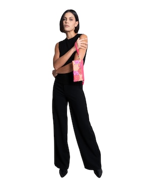 Bolsa wristlet Pineda Covalin Cempasúchil para mujer